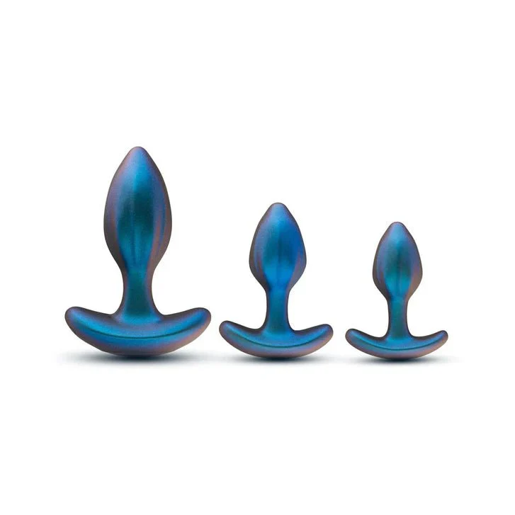 Anal Adventures Cosmos Silicone Anal Training 3-Piece Plug Set - Image 3