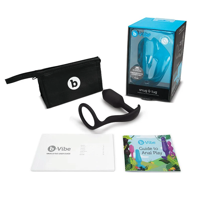 B-vibe Vibrating Snug & Tug Anal Plug - Image 6