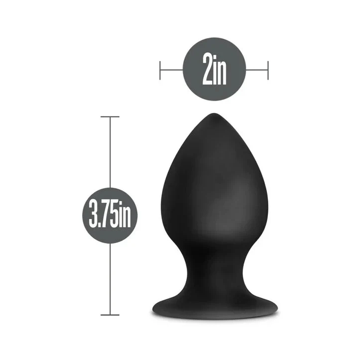 Blush Anal Adventures Stout Fat Silicone Anal Plug - Image 2