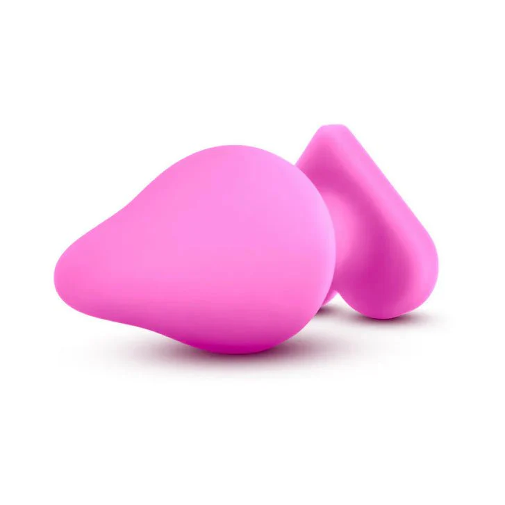 Naughty Candy Hearts 'Be Mine' Pink Heart-Shaped Anal Plug - Image 3