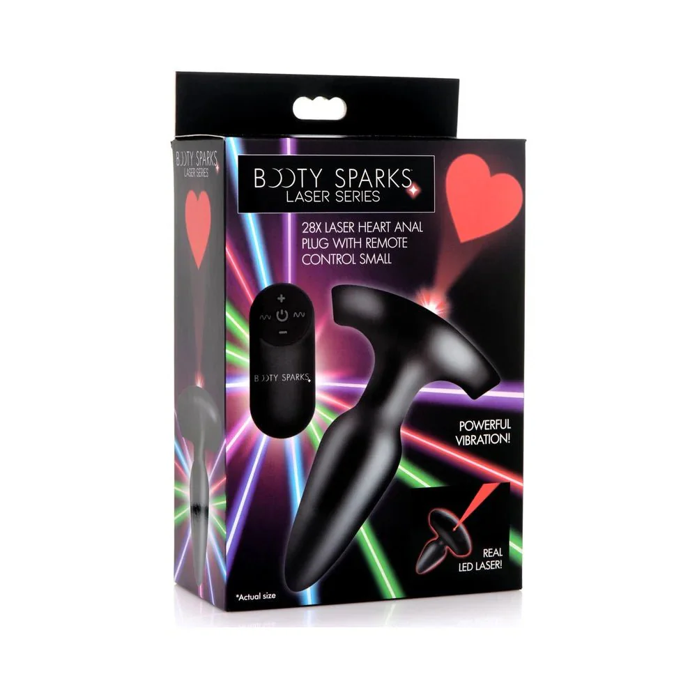 Booty Sparks Light Up Laser Heart Butt Plug - Image 6