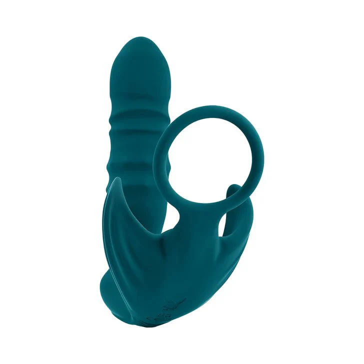 Bring It On Thrusting Prostate Plug with Vibrating Ballsack Stimulator - Image 3