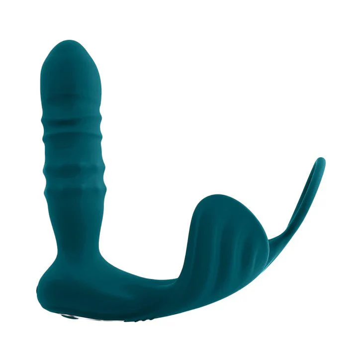 Bring It On Thrusting Prostate Plug with Vibrating Ballsack Stimulator - Image 4
