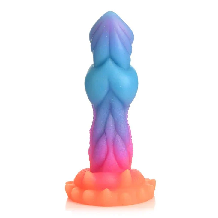 Creature Cocks Aqua Cock 7.5" Glow-in-the-Dark Sea Monster Dildo - Image 3
