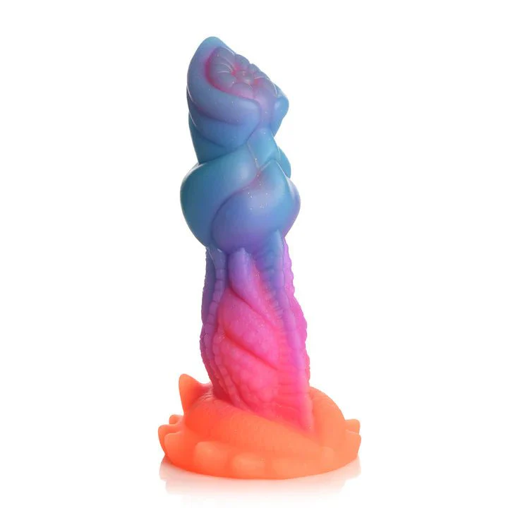 Creature Cocks Aqua Cock 7.5" Glow-in-the-Dark Sea Monster Dildo - Image 4