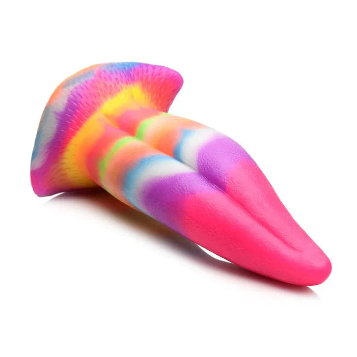 Creature Cocks 8.5" Unicorn Tongue Glow-in-the-Dark Fantasy Dildo - Image 4