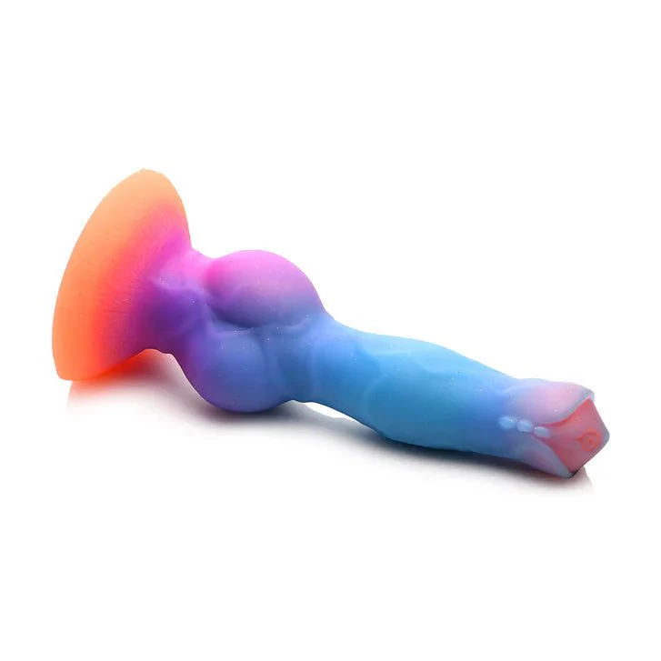 Creature Cocks Space Cock 8.5" Glow-in-the-Dark Silicone Alien Dildo - Image 3