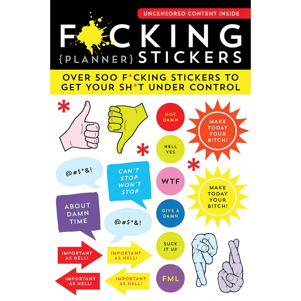 F*cking Planner Achievement Stickers