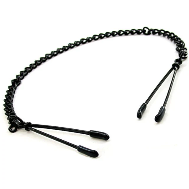 Heart2Heart Tweezer-Style Chain Connected Nipple Clamps