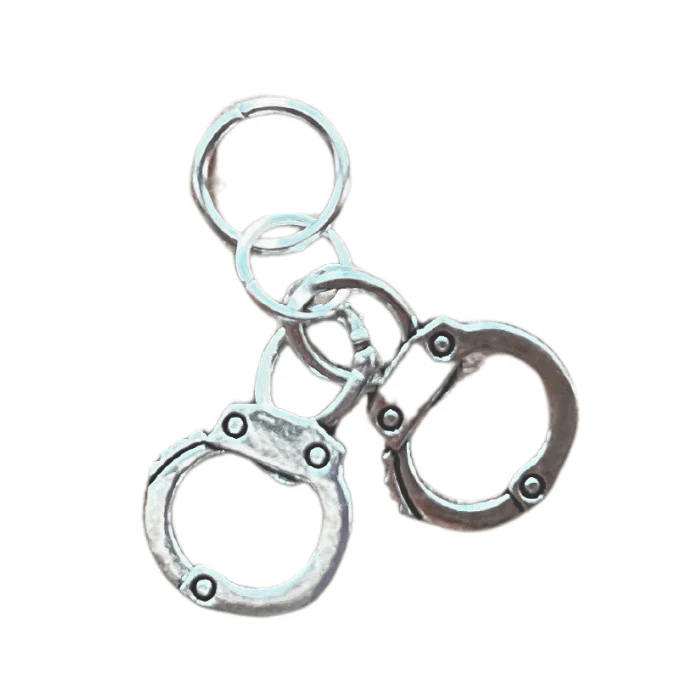 BDSM Handcuffs Chastity Cage Charm