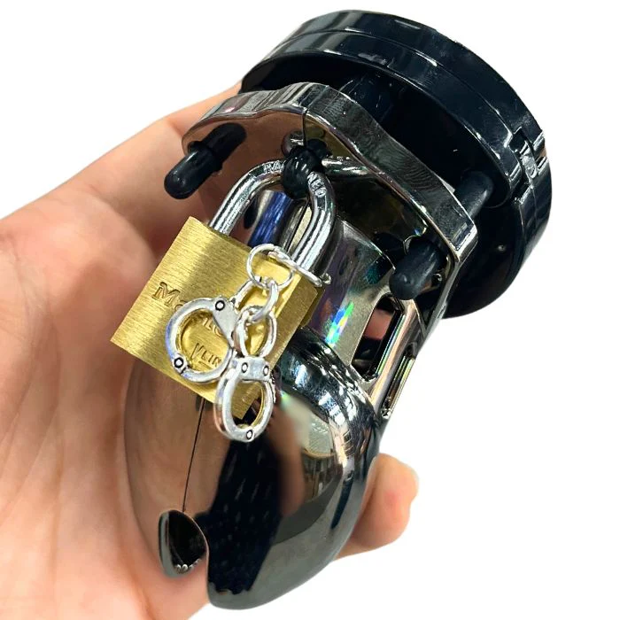 BDSM Handcuffs Chastity Cage Charm - Image 2