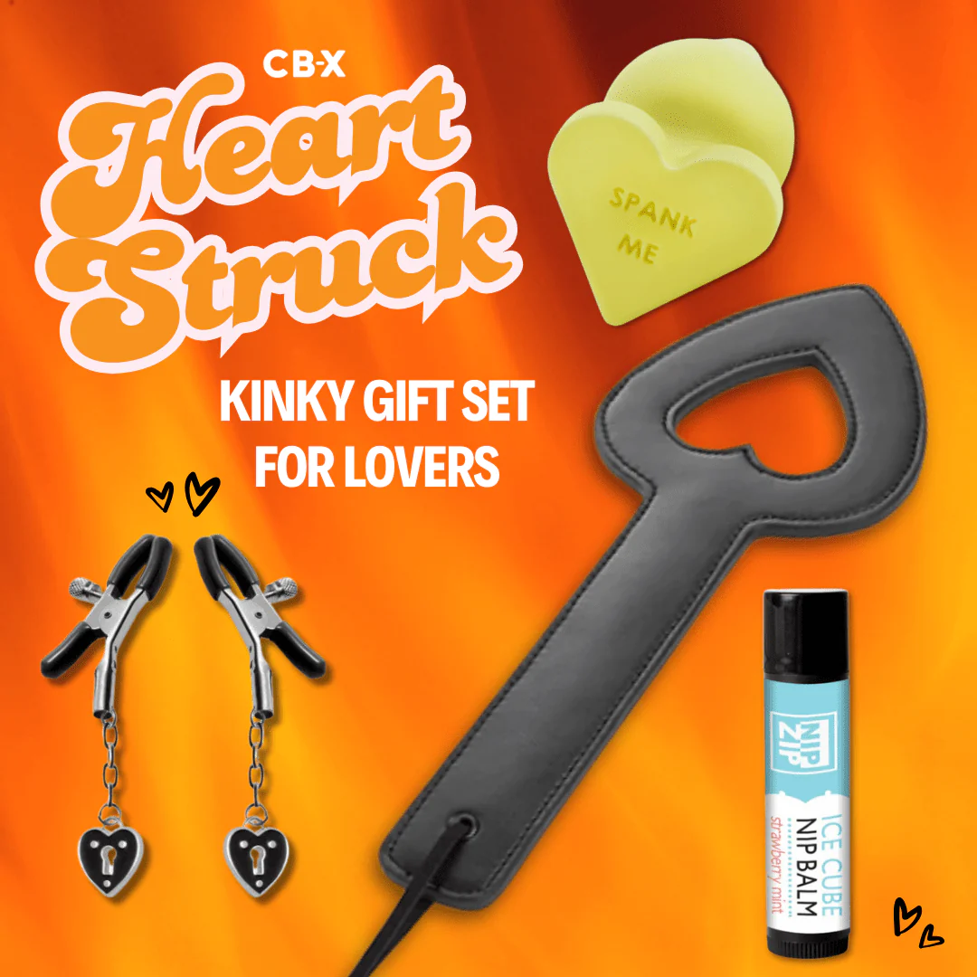 Heart Struck Kinky Valentine's Day Gift Set for Couples