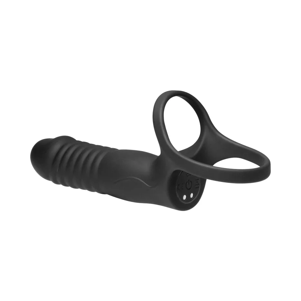 JOCK Double Thrust Vibrating & Thrusting Double Penetration C-Ring - Image 4