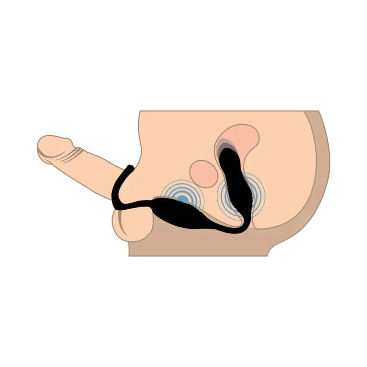 JOCK Hyper Remote Controlled Thrusting Prostate Vibrator with Cock & Ball Ring - Image 4