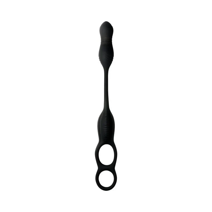 JOCK Hyper Remote Controlled Thrusting Prostate Vibrator with Cock & Ball Ring - Image 6