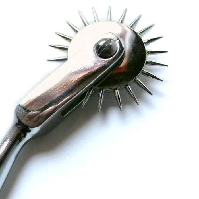 KinkLab Wartenberg Pinwheel with Leather Sheath Case - Image 3