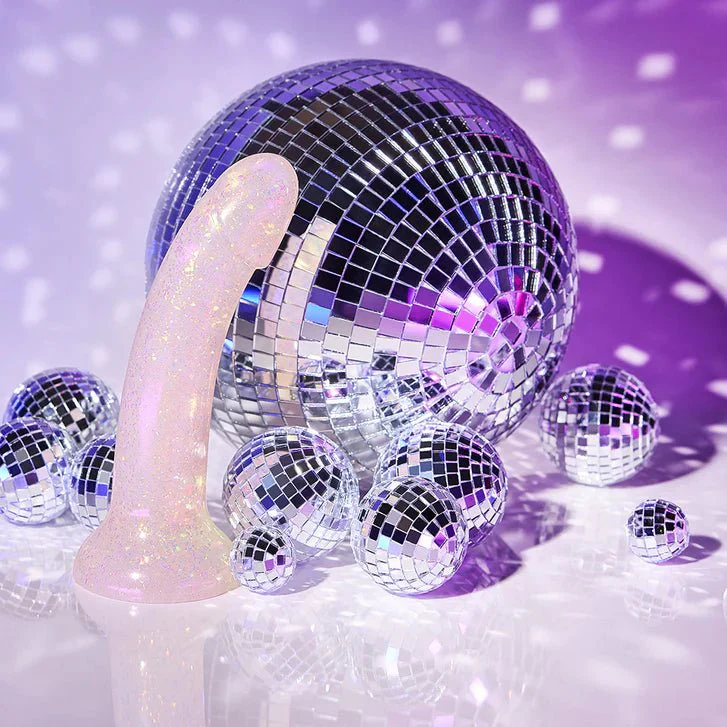 Dildolls Extravaganza Gold Glitter Silicone Dildo - Image 2