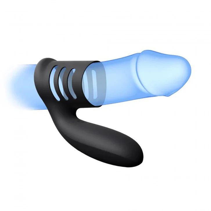 We-Ring Rechargable Vibrating Double Penetration Cock Ring - Image 2