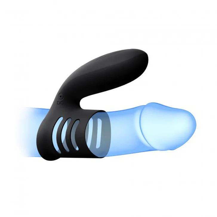We-Ring Rechargable Vibrating Double Penetration Cock Ring - Image 3
