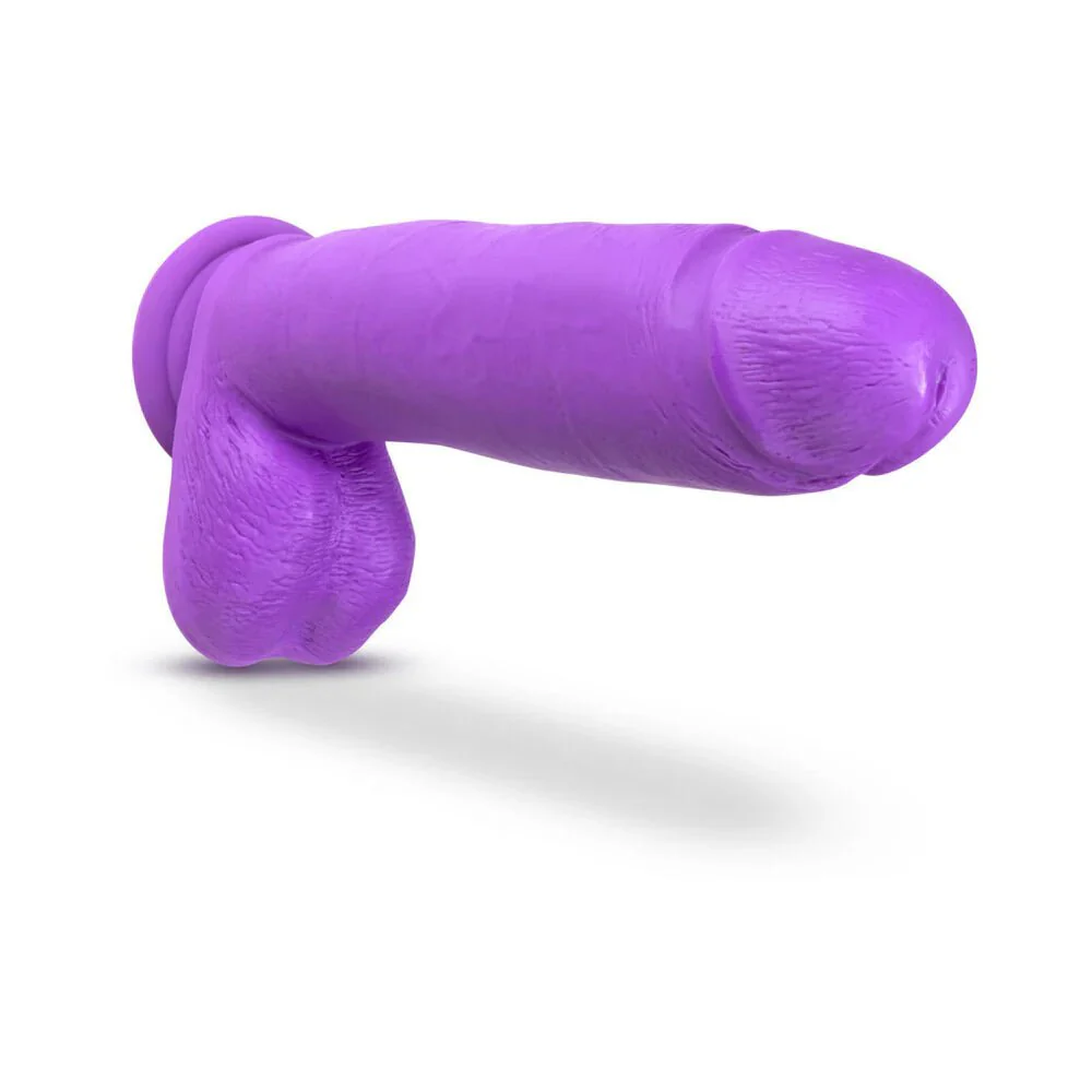 Neo Elite 11" Neon Dual Density Dildo with Balls & Suction Cup - Image 5