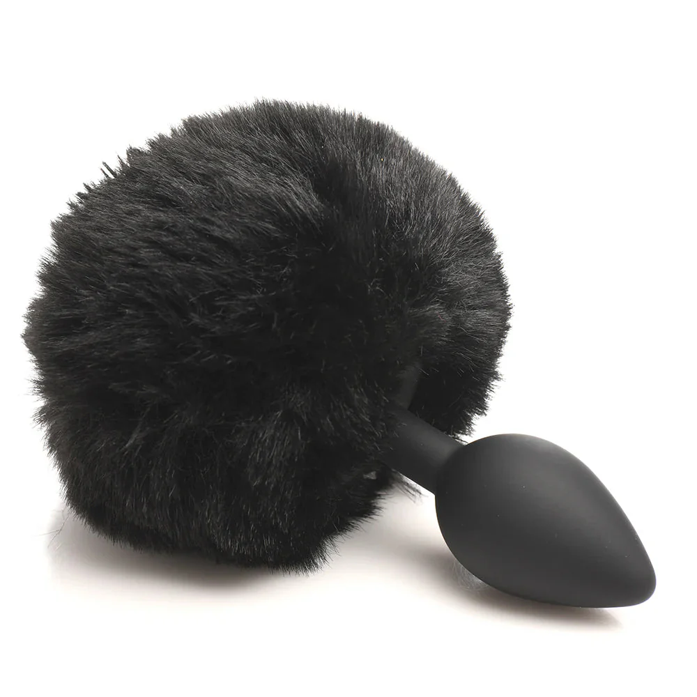 Tailz Fluffy Bunny Tail Silicone Plug - Image 3