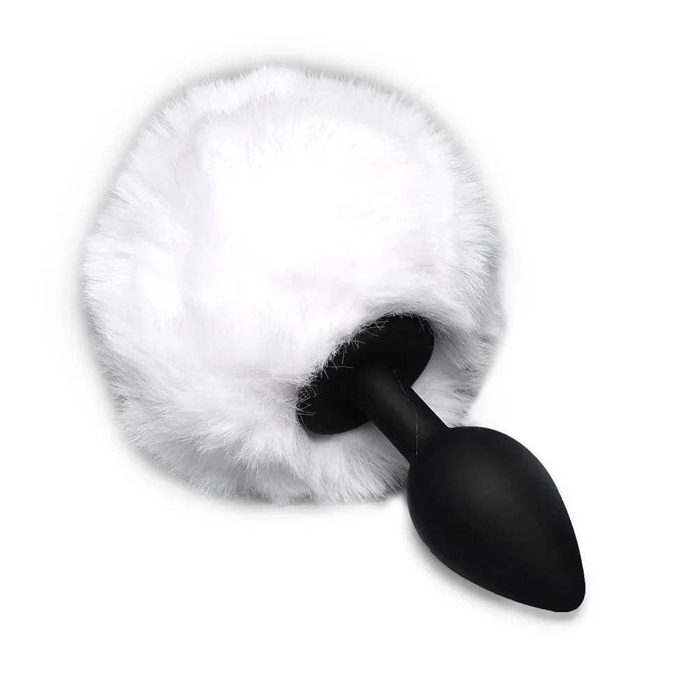 Tailz Fluffy Bunny Tail Silicone Plug - Image 4