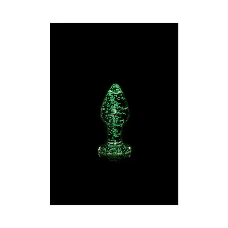 Ouch! Glow-in-the-Dark Glass Anal Plugs - Image 2
