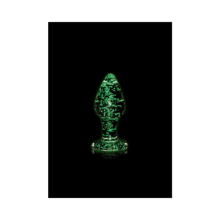Ouch! Glow-in-the-Dark Glass Anal Plugs - Image 3