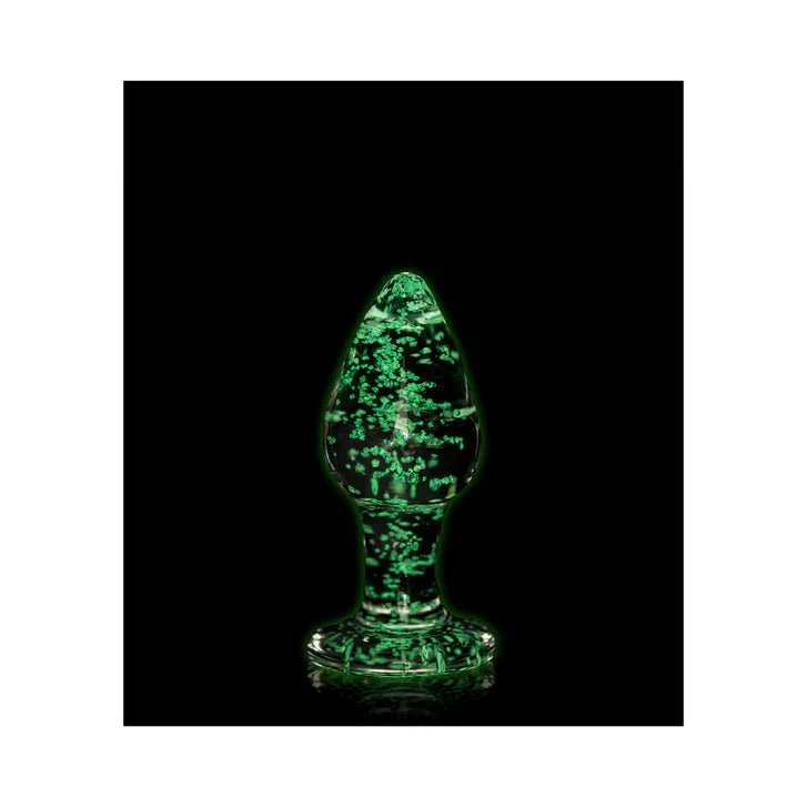 Ouch! Glow-in-the-Dark Glass Anal Plugs - Image 4