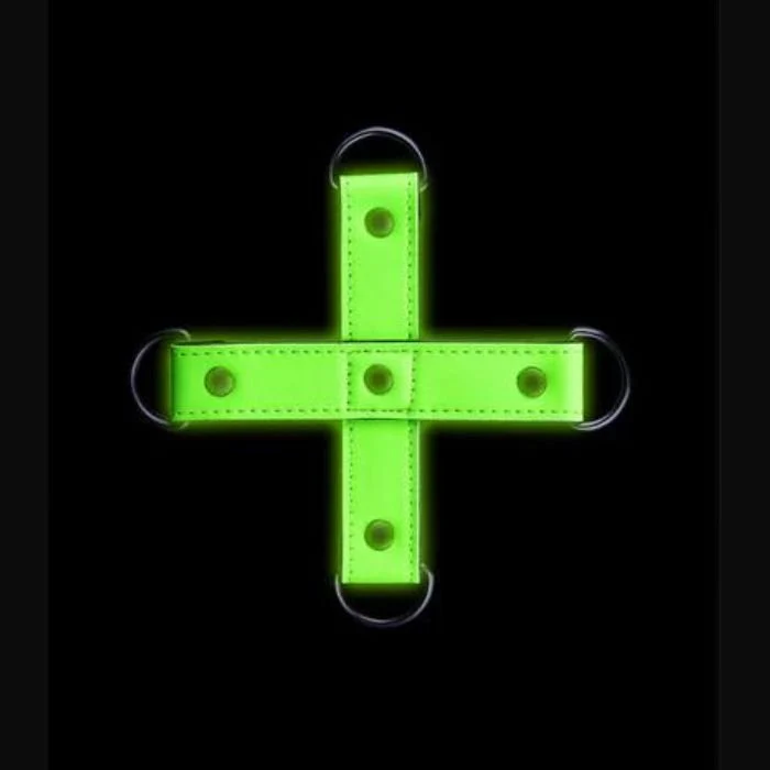Glow in the Dark BDSM Hogtie Restraint Neon Green
