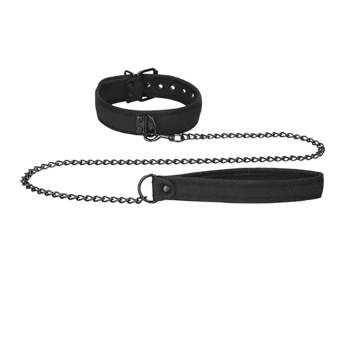 Ouch! Puppy Play Neoprene Collar With Leash