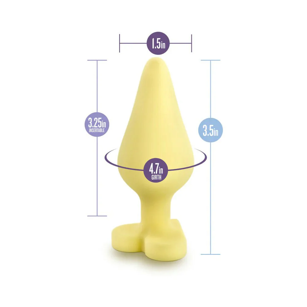 Play with Me Naughty Yellow Candy Hearts 'Spank Me' Anal Plug - Image 4
