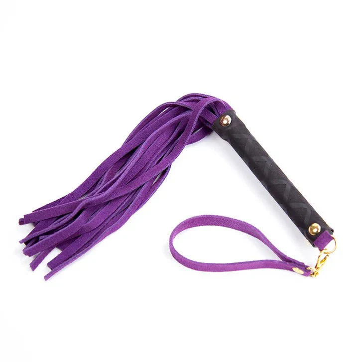 Ple'sur Genuine Leather 11" Mini BDSM Flogger - Image 5