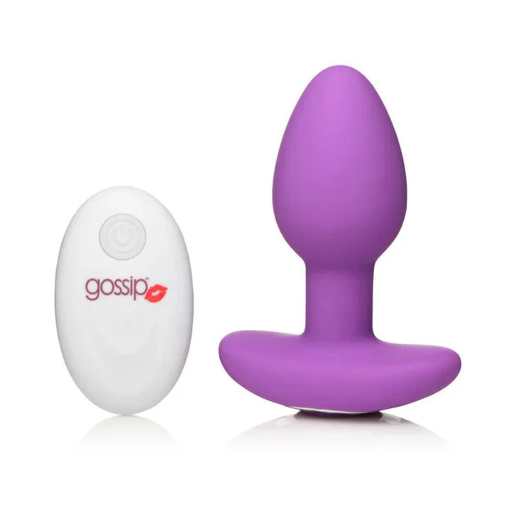 Gossip Pop Rocker Remote-Controlled Silicone Vibrating Anal Plug - Image 3