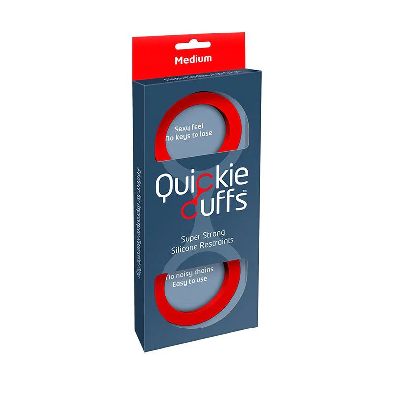 Quickie Cuffs Silicone BDSM Wrist Restraints - Image 3
