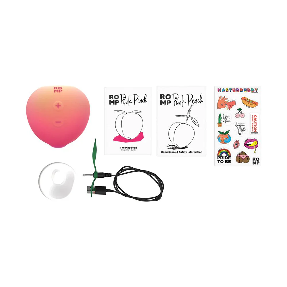 ROMP Pink Peach Clitoral Stimulator - Image 7
