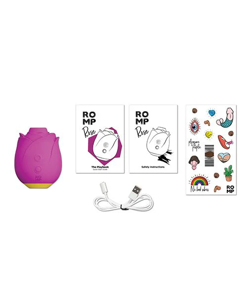 Romp Rose Rechargeable Clitoral Stimulator - Image 3