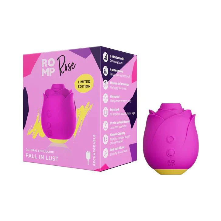 Romp Rose Rechargeable Clitoral Stimulator - Image 4