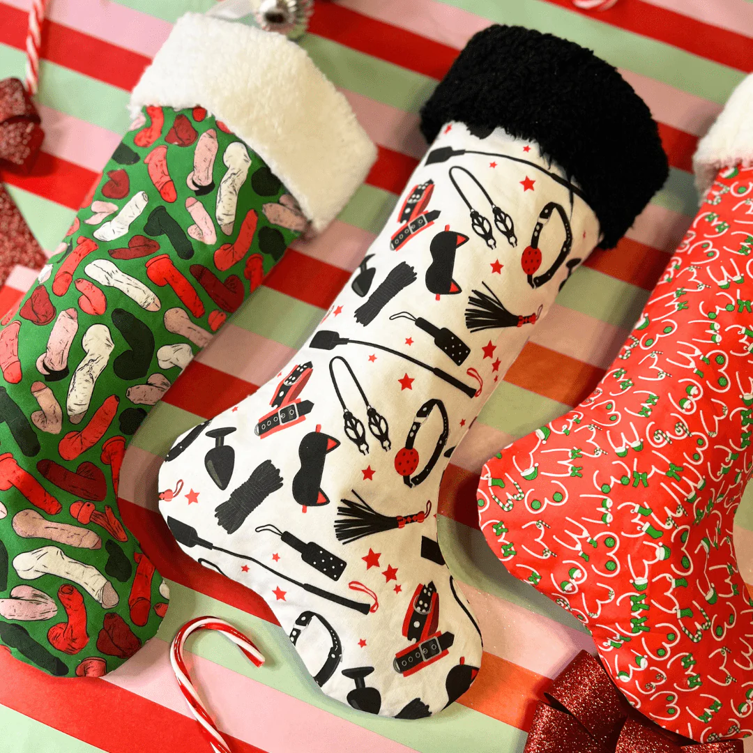 Set of 3 CB-X Naughty Christmas Stockings - Image 5