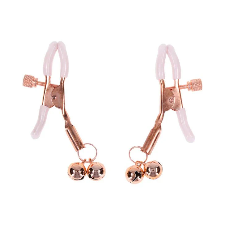 Sex & Mischief Peaches 'n CreaMe Bell Nipple Clamps