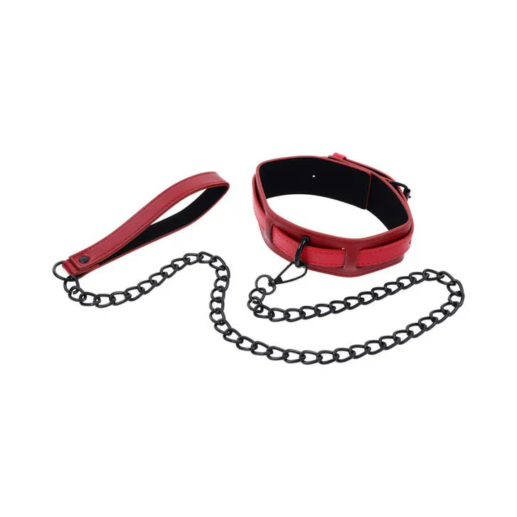 Sex & Mischief Ex's & Oh's Collar and Leash