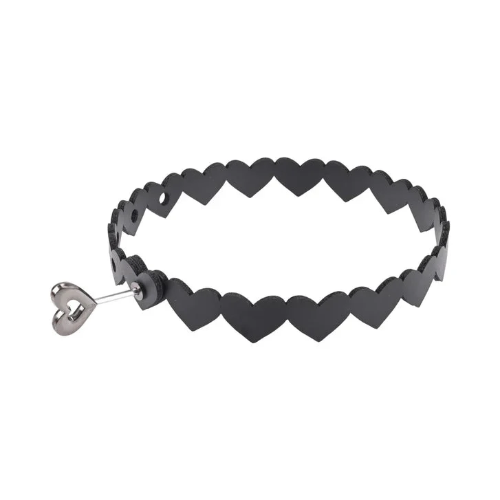 Sex & Mischief Adjustable Heart BDSM Day Collar