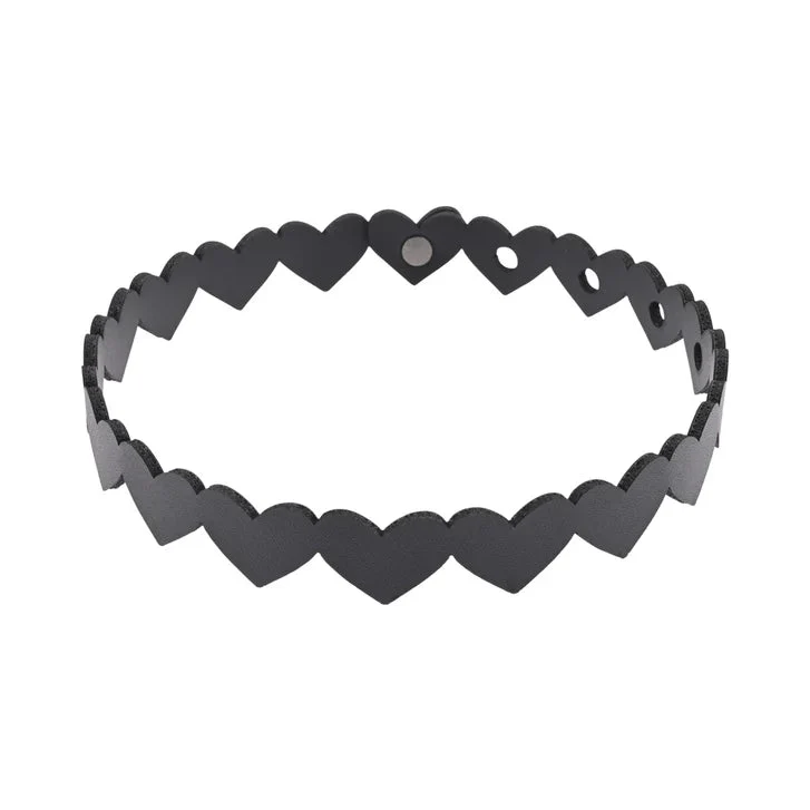 Sex & Mischief Adjustable Heart BDSM Day Collar - Image 3