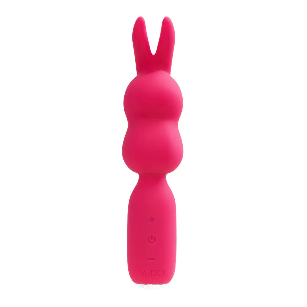 VeDO Hopper Bunny Rechargeable Silicone Mini Wand Vibrator