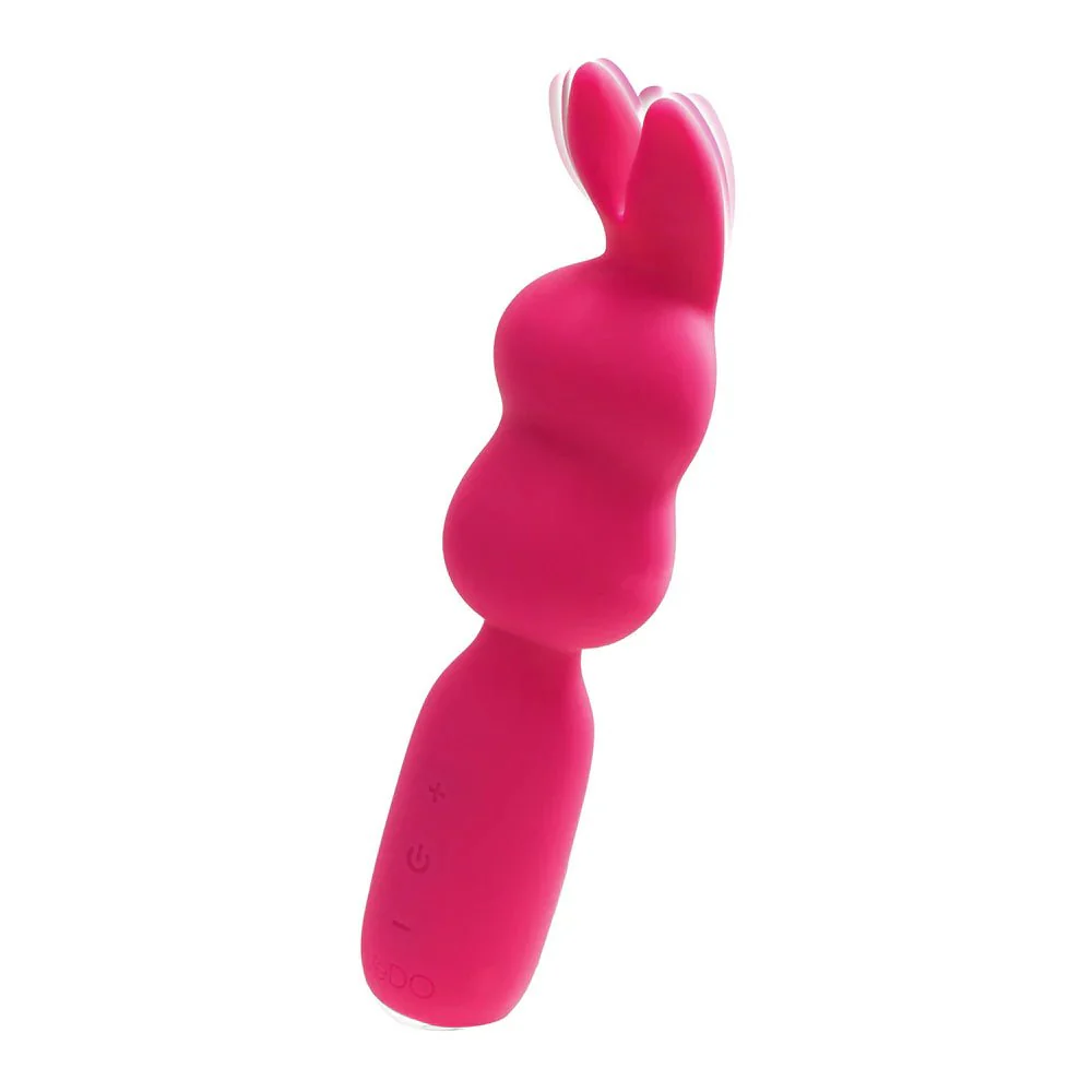 VeDO Hopper Bunny Rechargeable Silicone Mini Wand Vibrator - Image 3