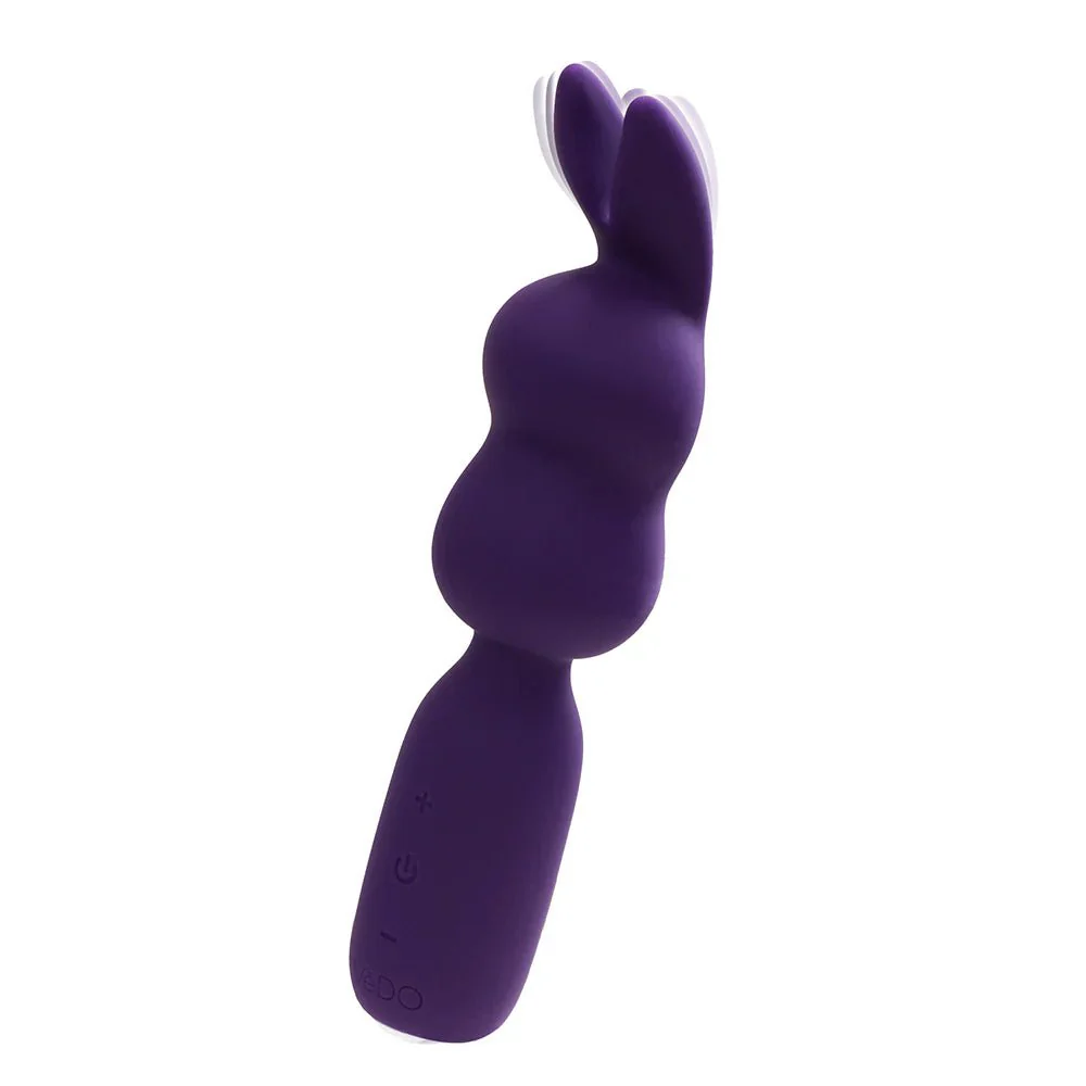 VeDO Hopper Bunny Rechargeable Silicone Mini Wand Vibrator - Image 5