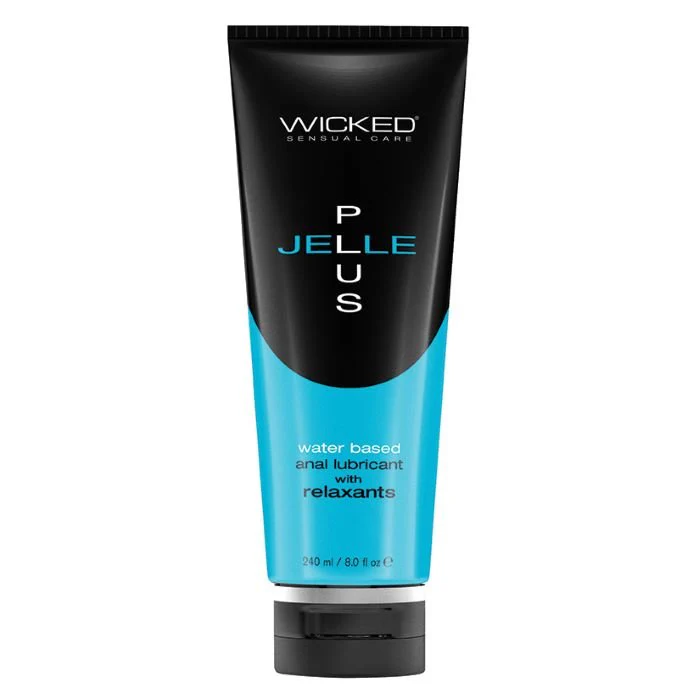 Wicked Jelle Plus Water-Based Anal Lubricant with Natural Relaxants - Image 2